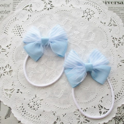 acca リボン付きゴム　水色 acca リボン付きゴム 水色 acca リボン付きゴム 水色 公式】ACCA