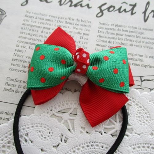 【T-530】クリスマスカラーヘアリボン　キッズヘアリボン　ゴム　ハンドメイド 楽天市場】【 ヘアゴム キッズ 】クリスマス 柄 リボン 大