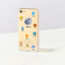 月球 iPhone Android 原創 透明手機殻 iPhone X iPhone 8 iPhone 8 plus 第1張的照片