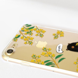 黑熊 iPhone Android 森林 植物 透明手機殻 iPhone 8 iPhone 7 plus HTC U11 第2張的照片
