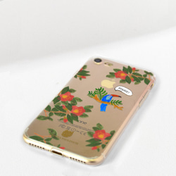 大嘴鳥 iPhone Android 花 植物 透明手機殻 iPhone 8 plus iPhone SE HTC 第3張的照片