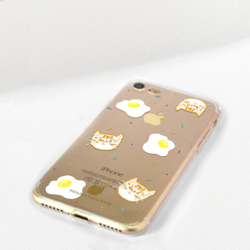 猫のiPhoneのAndroidオリジナルの透明な携帯電話のケースiPhone×iPhone 8 iPhone 8 plus 3枚目の画像