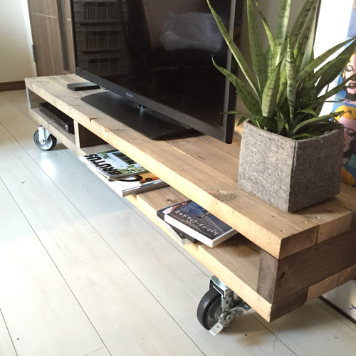 キャスター付きテレビボード1500 テレビ台・テレビボード nardis 通販