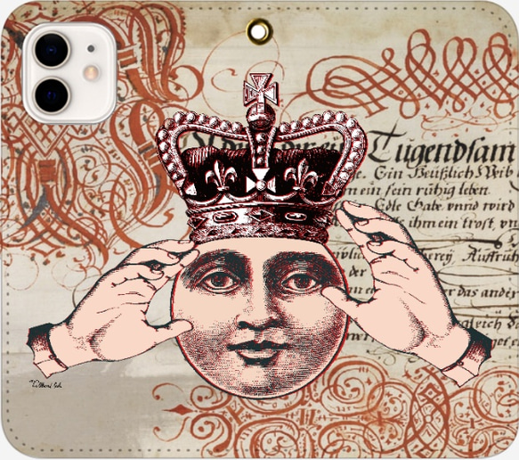 『キテマス』 受注生産　手帳型スマホケース 1枚目の画像