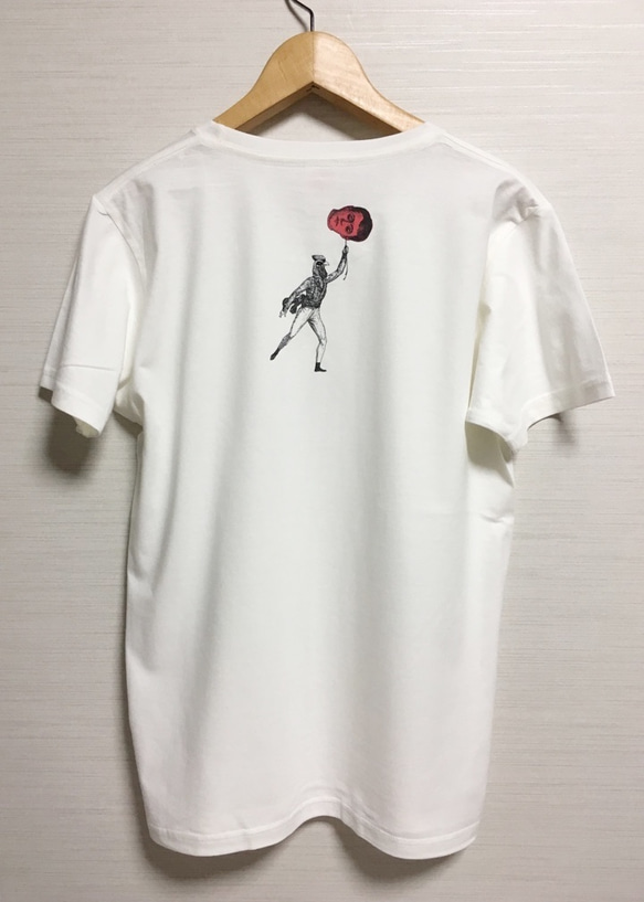 『風船つかまえた』　ユニセックス　Tシャツ 2枚目の画像