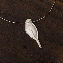 Bird 鳥 金工手工純銀墜飾項圈 925Silver pendant/necklace 第1張的照片