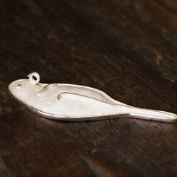 Bird 鳥 金工手工純銀墜飾項圈 925Silver pendant/necklace 第2張的照片