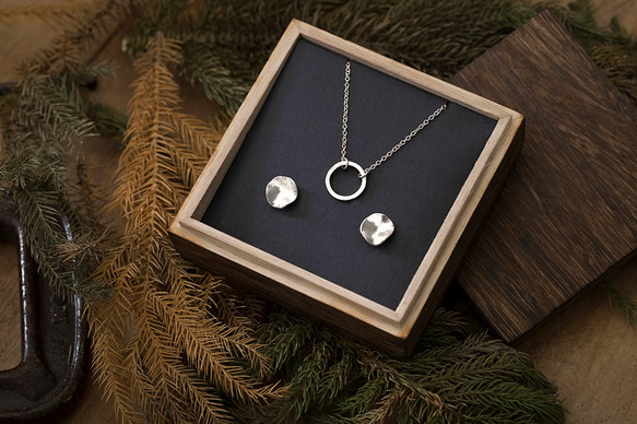 Circular 迴圈 純銀項鍊 Silver necklace 第5張的照片