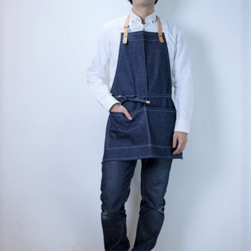 DIESEL エプロン　デニム　メンズ　ワークエプロン　レザー　キャンプ　男性用 レザーストラップ キャンプエプロン【デニム】 エプロン sunny day