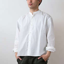 【 Men's 】【染め直し対応】ひなたシャツスタンド / WHITE 2枚目の画像