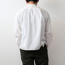 【 Men's 】【染め直し対応】ひなたシャツスタンド / WHITE 4枚目の画像