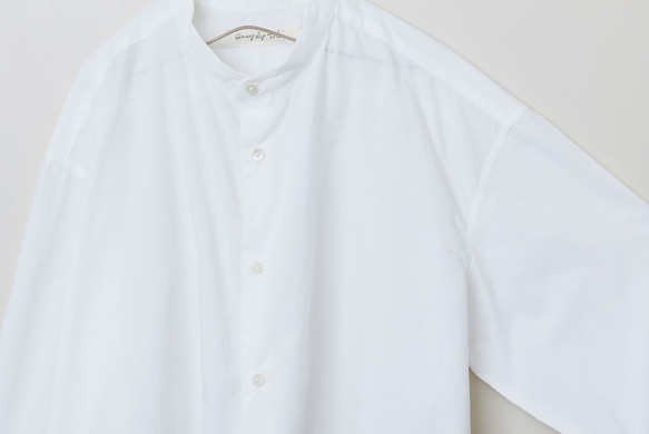 【 Men's 】【染め直し対応】ひなたシャツスタンド / WHITE 8枚目の画像