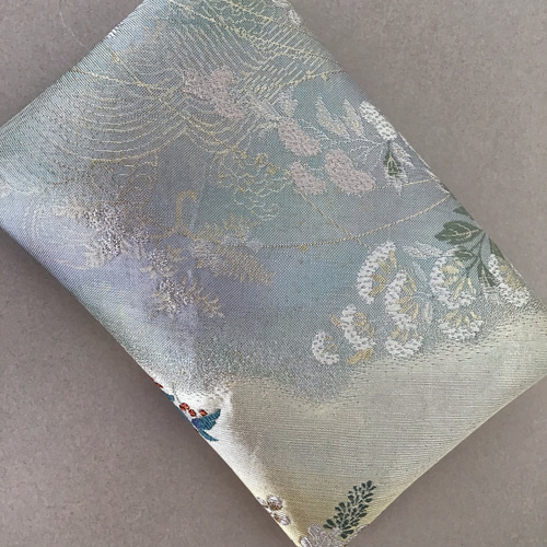 着物帯 結婚式バッグ 和装バッグ 数寄屋袋 茶会 正絹袋帯 袱紗