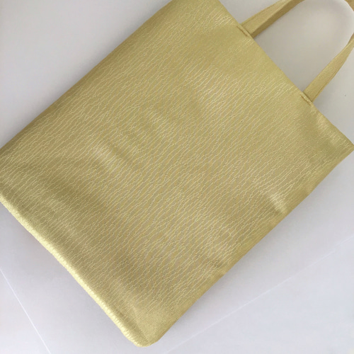 着物帯 和装バッグ 結婚式バッグ サブバッグ 未使用正絹袋帯 リメイク