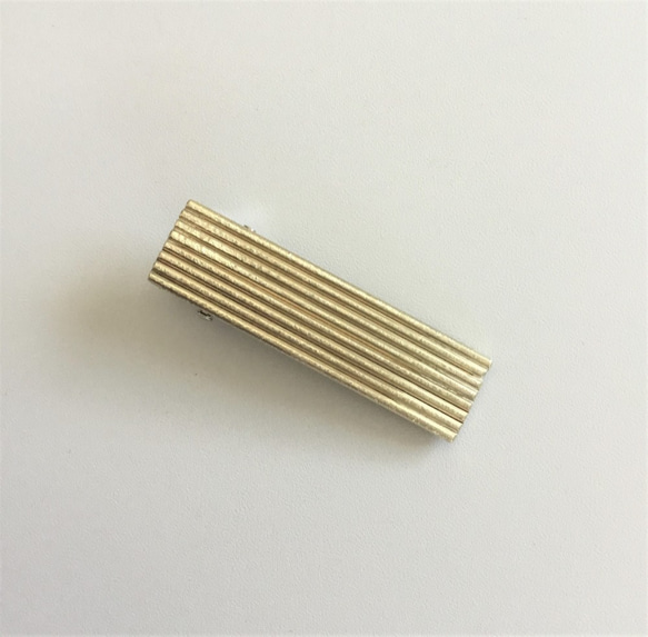 真鍮ヘアークリップ　60x16mm 1枚目の画像