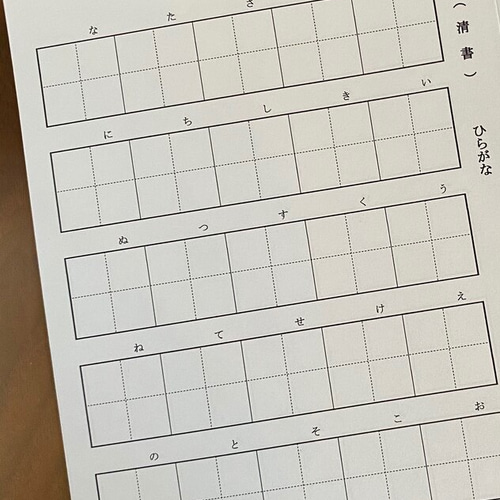 ペン字練習帳 ひらがな又はカタカナ☆一回分添削付き その他素材