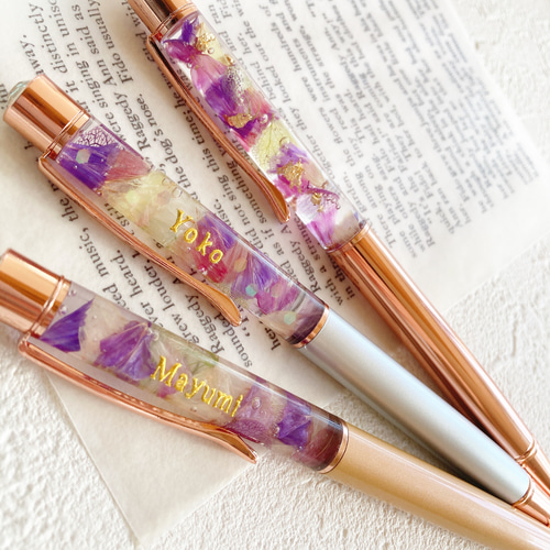 先行販売㊾ / 天然石 カスタムボールペン ラベンダーアメジスト 先行販売㊾ / 天然石 カスタムボールペン ラベンダーアメジスト