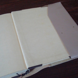 レザー　ブックカバー　ハードカバー単行本サイズ 4枚目の画像