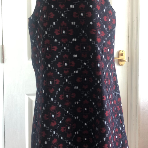 久留米絣 エプロンドレス