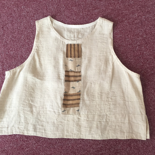 芭蕉布 トップス リメイク 古布 ❤️即納送料無料❤️ ハンドメイド