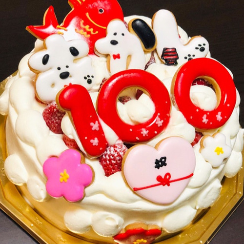 即日発送可 ＊数量限定＊100日祝いに＊お誕生日アイシングクッキー