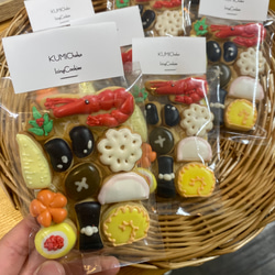 ひとくちサイズのおせち＊アイシングクッキー詰め合わせ クッキー