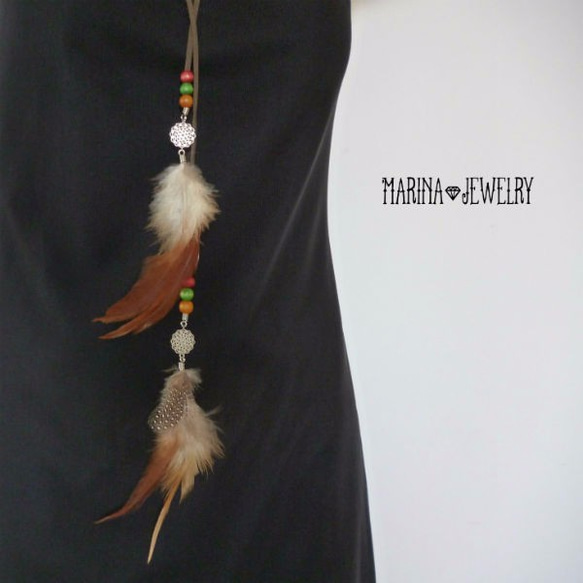 feather lariat - 冬のラリエット 2枚目の画像