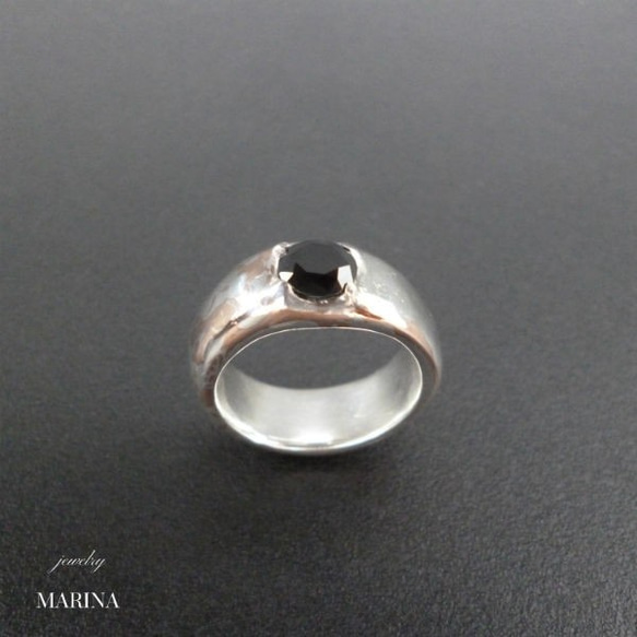 {ジルコニア}ZEBRA ring black 7枚目の画像