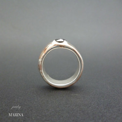 {ジルコニア}ZEBRA ring black 11枚目の画像