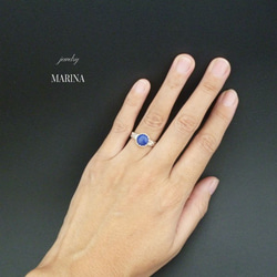 Marie ring - lapis lazuli 6枚目の画像