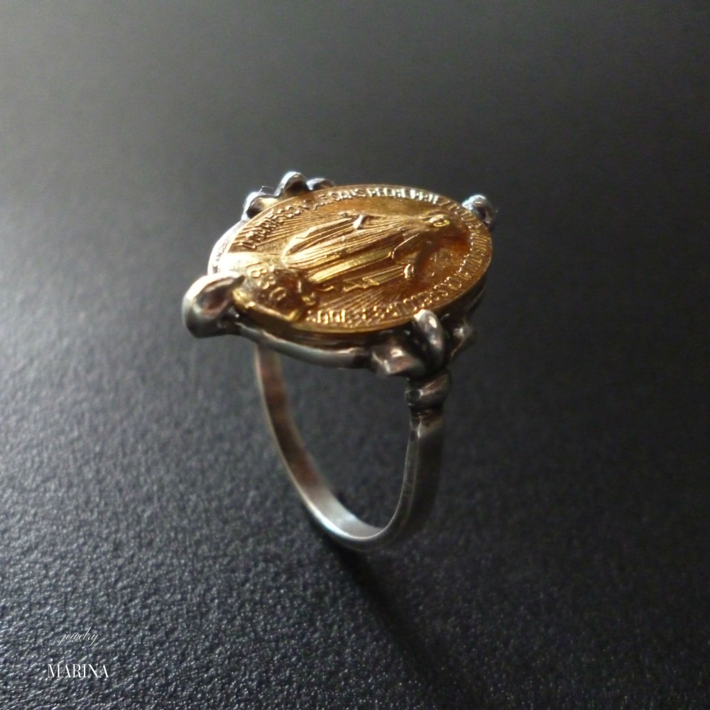 [フランス奇跡のメダイ] Lily ring - gold*silver 受注製品・サイズ指定可