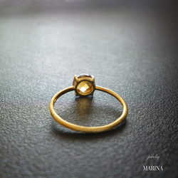 {シトリン} vermeil ring candy　指輪　サイズ変更可 5枚目の画像