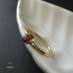 Candy -  garnet ring 14kgf 1枚目の画像