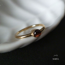 Candy -  garnet ring 14kgf 3枚目の画像