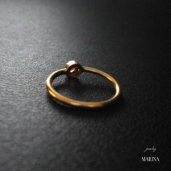 Candy -  garnet ring 14kgf 4枚目の画像