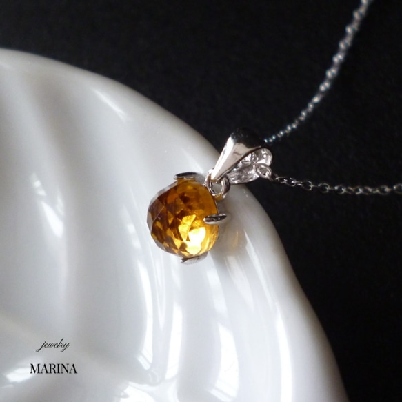 {Citrine}銀項鍊#6糖果 第9張的照片