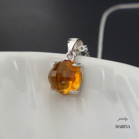 {Citrine}銀項鍊#8糖果 第7張的照片