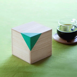 將其作為禮物送給咖啡鑑賞家怎麼樣？ Kiri CUBE 咖啡罐 3 件組（粉紅色、綠色、藍色） 第3張的照片