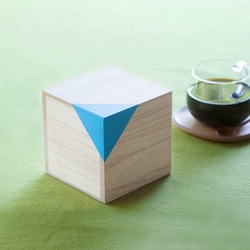 將其作為禮物送給咖啡鑑賞家怎麼樣？ Kiri CUBE 咖啡罐 3 件組（粉紅色、綠色、藍色） 第4張的照片