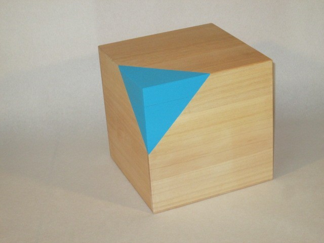 桐CUBE　米びつ 　お米2kg　ブルー　晴れやかブルー2023