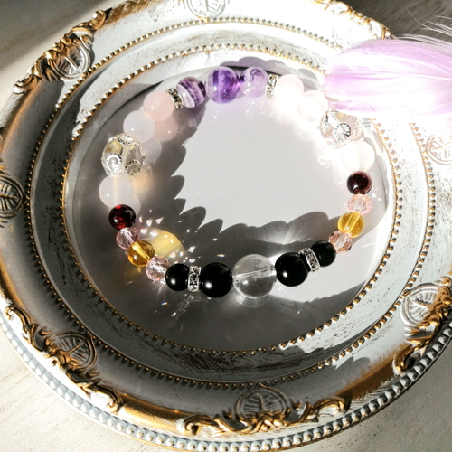 大天使ザドキエル 大天使ザドキエル再販 / ケープアメジスト 手鍊 華昇 優羽 的