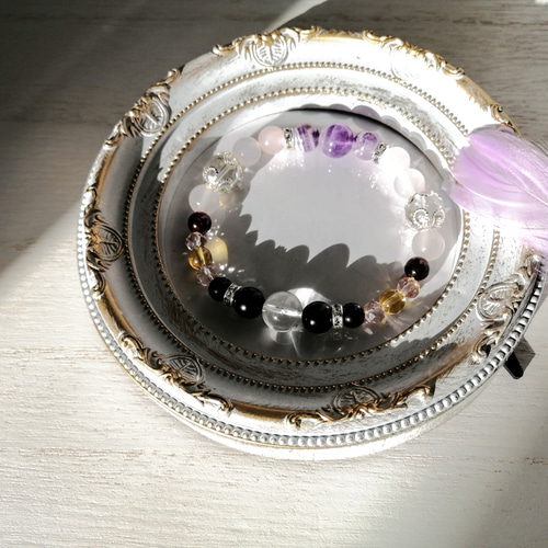 大天使ザドキエル再販 / ケープアメジスト ブレスレット 華昇 優