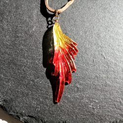 ala〜朱雀〜再販9 / 羽根 / 翼 / ネックレス / レジン