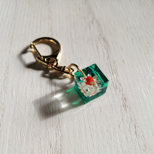 モネの池のキーホルダー / レジン / キューブ その他アクセサリー 華昇 