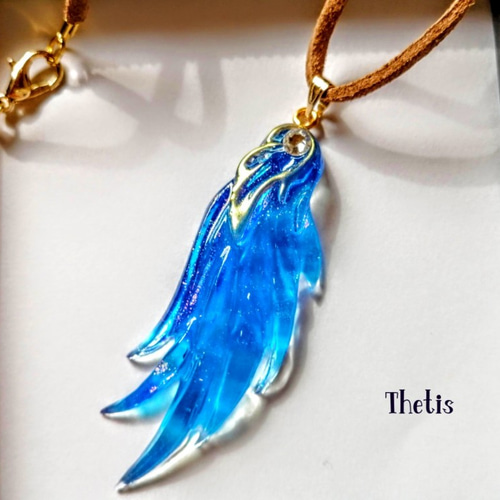 ala〜女神テティス〜 羽根 / 翼 / ネックレス / レジン / 海