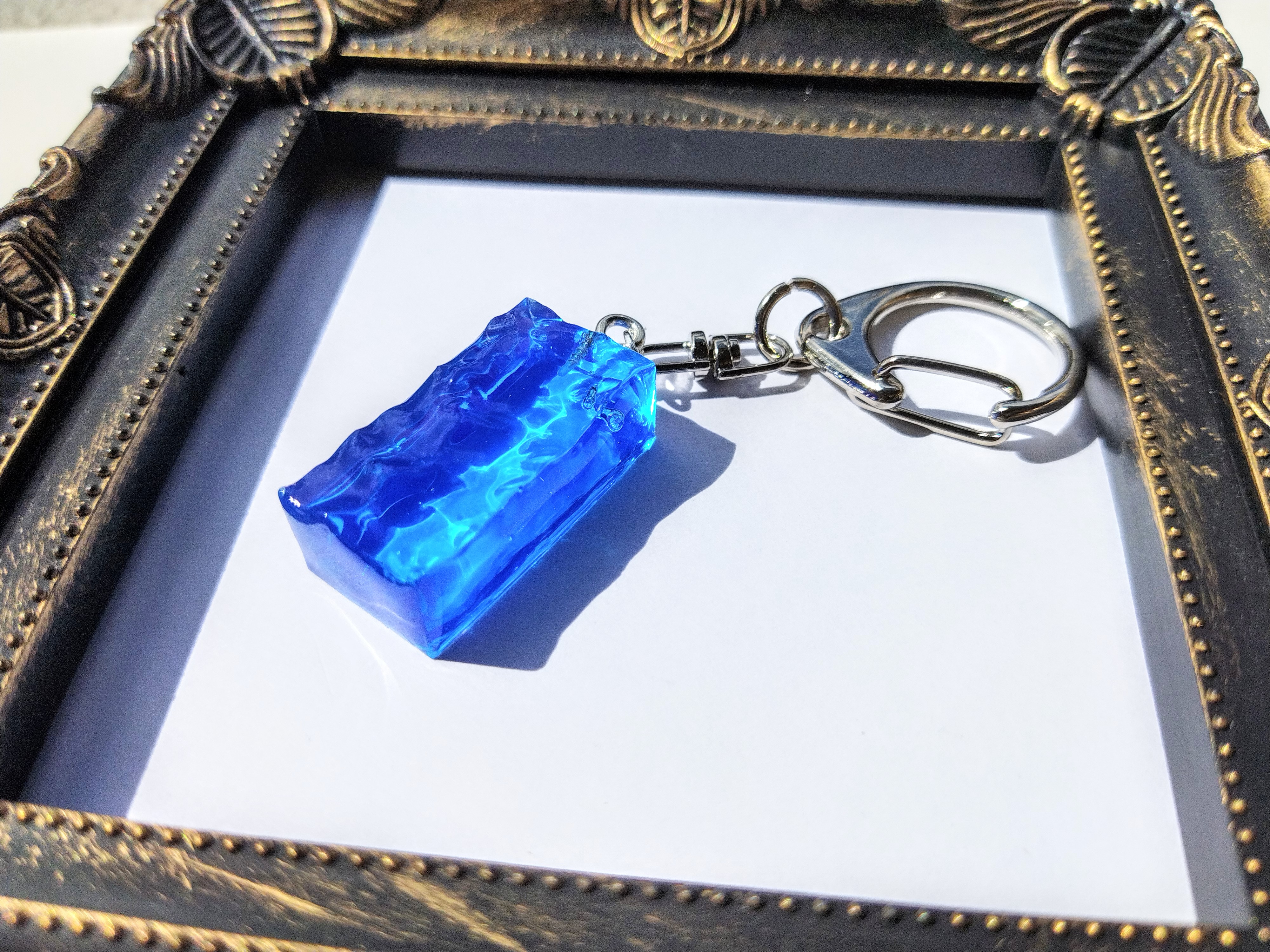 名入れ ラッピング無料 ハンドメイド レジン キーホルダー