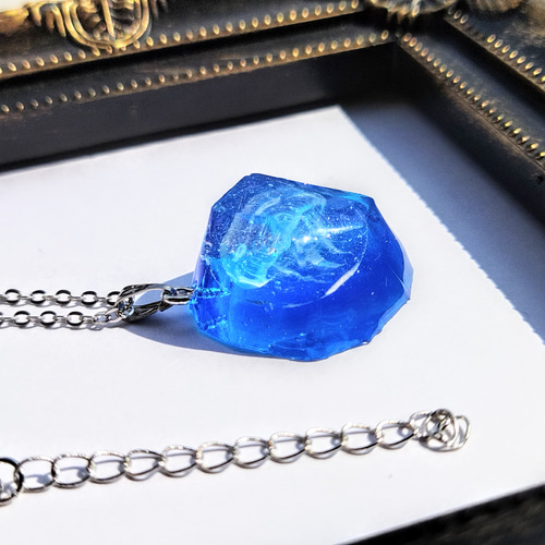 宇宙海月＊鉱石 / クラゲ / 星空 / 星 / レジン / 夏 ネックレス