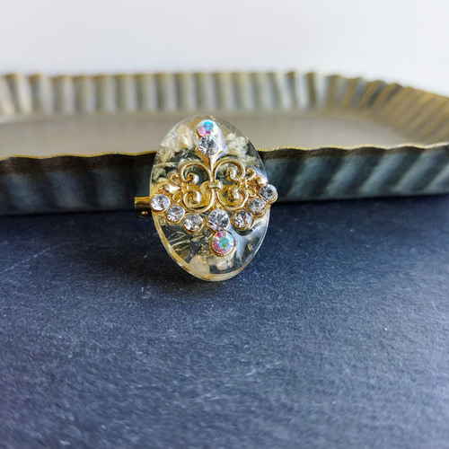 アンティークブローチ シトリン シトリンのアンティークブローチ / 天然石 / ギフト / 11月