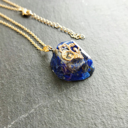 ラピスラズリの鉱石ネックレス‪☆再販 / 9月誕生石 / 12月誕生石‬