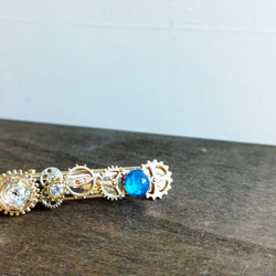 ATLANTISヘアクリップ / スチームパンク / 歯車 2枚目の画像